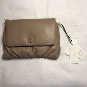 NWT Riona Clutch/Crossbody Bag (Taupe)